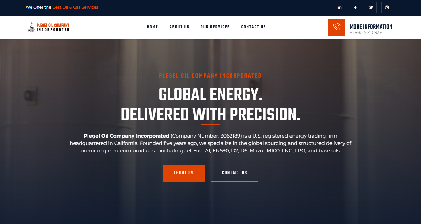 Plegel Oil Company Incorporation