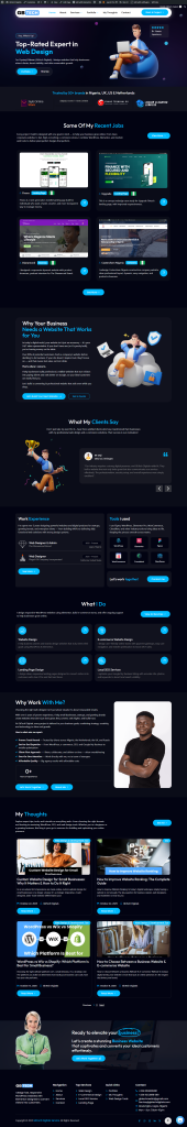 gbtech digitals portfolio website, web designer in lagos, nigeria