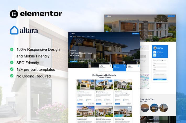 Real-esatate-and-listing-elementor-template-kit