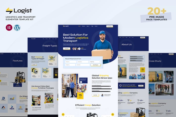 logistics-elementor-template-kit